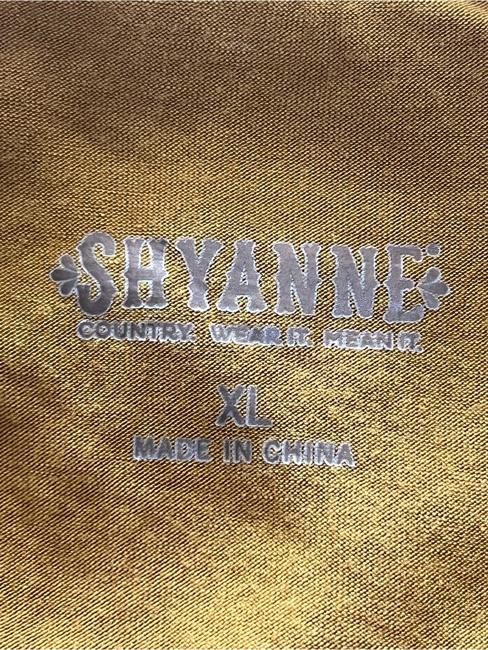 Shyanne Mustard Yellow Boho Crossover Back Top Size XL NWT - Picture 6 of 6